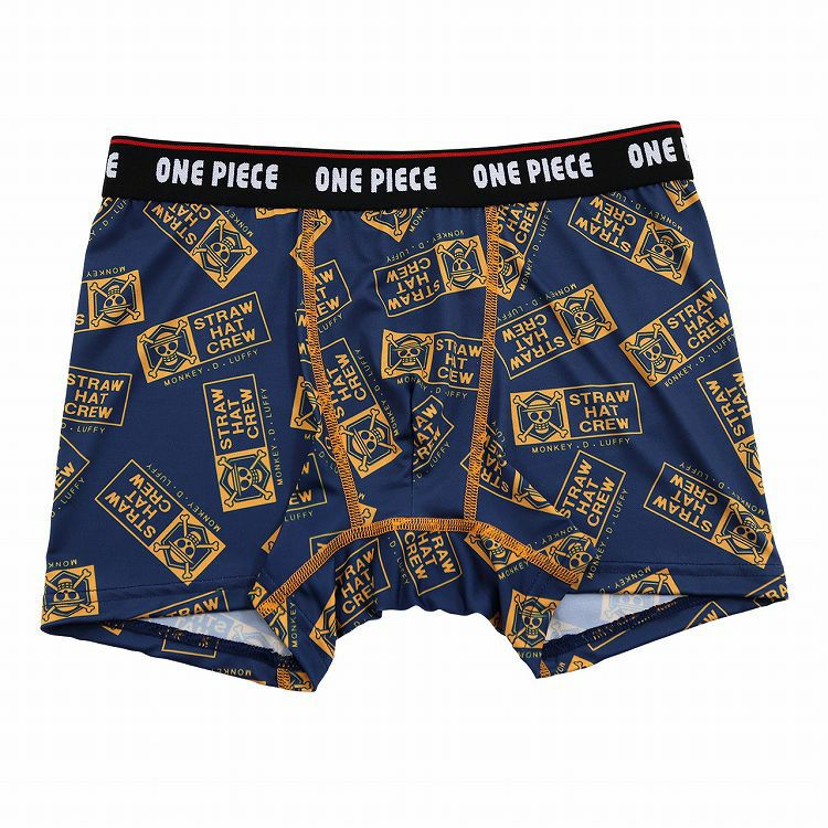 10 Off ワンピース ボクサーパンツ メンズ 大人用 前閉じ 麦わらの一味 海賊旗 総柄 One Piece 通販