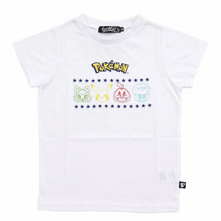 ポケモン Tシャツ キッズ ピカチュウ ニャオハ ホゲータ クワッス 柄