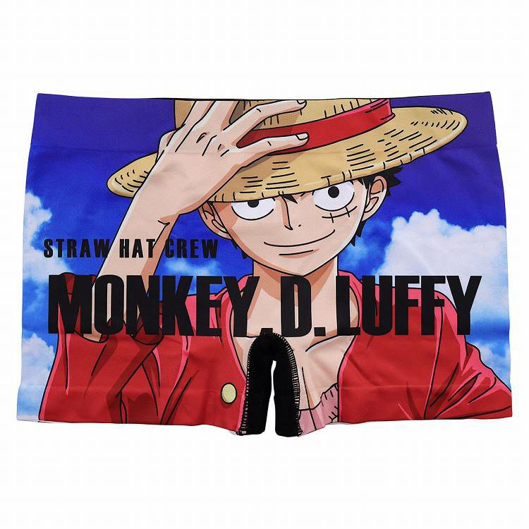 ルフィ ボクサーパンツ ワンピース ONE PIECE メンズ 大人用 前閉じ 通販