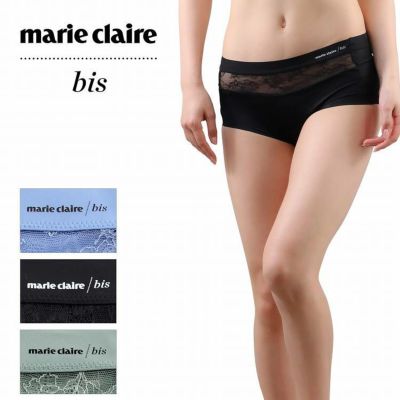 【おまとめ割対象】レディース ショーツ レース付き シームレス フェムケアラボ marie claire bis マリ・クレール ビス