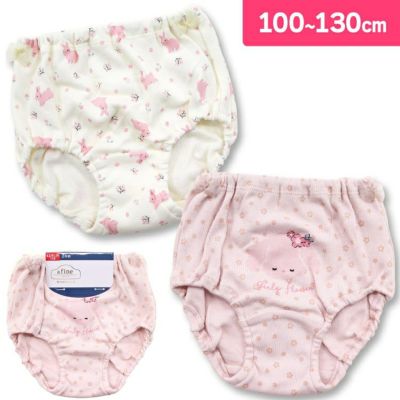 ゆめかわ ショーツ キッズ インゴム パンツ 女の子 くま 綿100％ COTTOMO コットモ 2枚組 通販