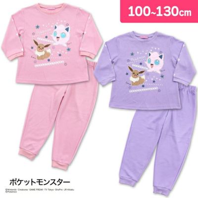 ポケモン パジャマ 子供 長袖 上下セット 女の子 プリン イーブイ ポケットモンスター