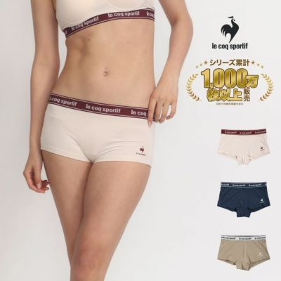 le coq sportif(ルコックスポルティフ)  レディース インナー 一分丈ショーツ アウトゴム 婦人下着